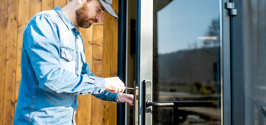 Frameless Glass Storefront Door Locks Replacement in Hayward, CA